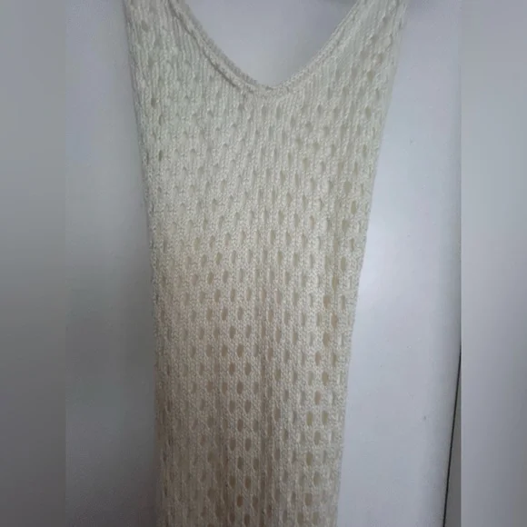 VENUS White Crochet tank Maxi Dress - Picture 7 of 9